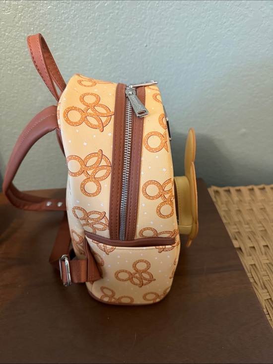 Disney Parks Loungefly Pretzel Mickey Mini Backpack main image 7